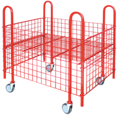 TEH14 TEKERLEKLİ KATLANIR TEL HAVUZ